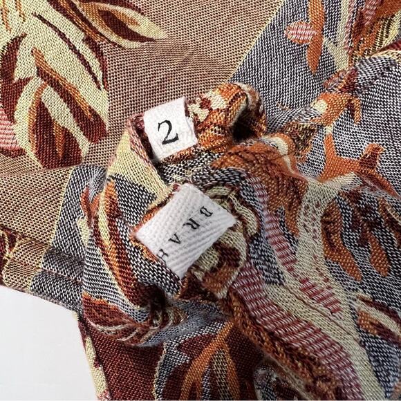 Brahmaki Terra Di Siena Wide Leg Reversible  Pants Sz S - Picture 8 of 8